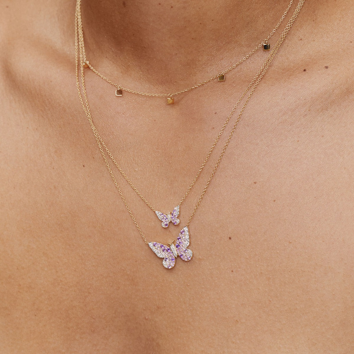 Mini Square Necklace